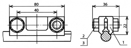 Зажим фиксирующий КС-049-4