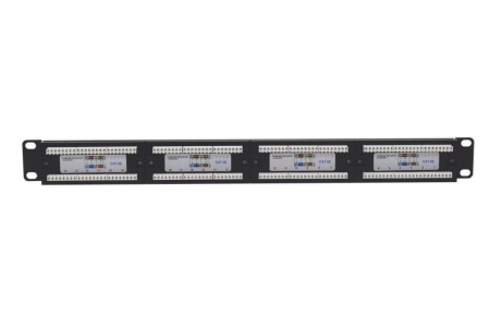 Патч-панель 19 1U кат.5E неэкранир. 24 порта RJ45 Dual IDC TOKOV ELECTRIC TKE-PP-5E-1U-24P-UTP