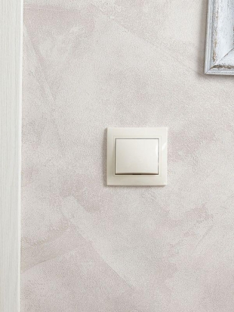 Выключатель 1-кл. СП Кварта 10А IP20 ВС10-1-0-ККм крем. GENERICA EVK10-K33-10-DM