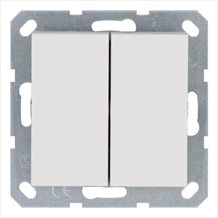 Переключатель перекрестный 2-кл. 10А IP20 механизм бел. глянцевый Jasmart G3014W Переключатель перекрестный 2-кл. 10А IP20 механизм бел. глянцевый Jasmart G3014W