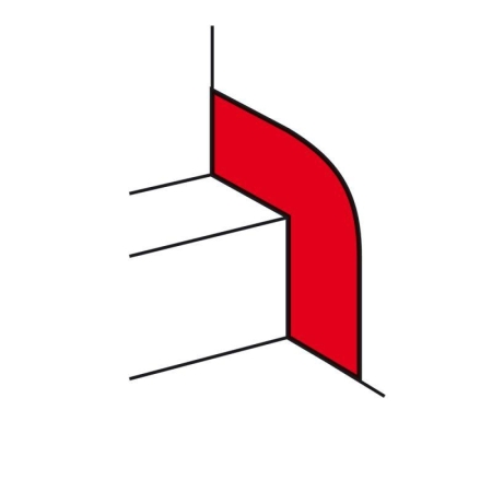 Накладка на стык со стеной для кабель-канала шириной 195-220 Leg 010699 Накладка на стык со стеной для кабель-канала шириной 195-220 Leg 010699