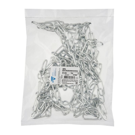 Цепь короткозвенная 5мм DIN 766 (5м) Tech-Krep/Zitar 127869