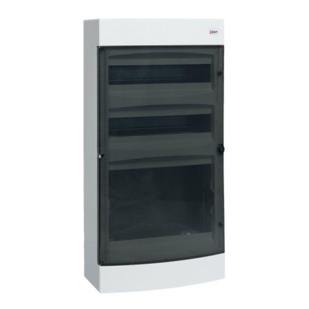 Щит комбинированный Unix 2х18мод. + 1 монтаж. плата 4 габарит IP41 прозр. дверь PROxima EKF ux-2x18+1m-n