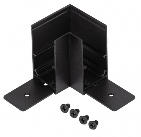 Коннектор угловой TRM-S20-CC-B для накладного/подвесного магнитн. шинопровода TRM-S20 NOVA 48В черн. Эра Б0054787 Коннектор угловой TRM-S20-CC-B для накладного/подвесного магнитн. шинопровода TRM-S20 NOVA 48В черн. Эра Б0054787