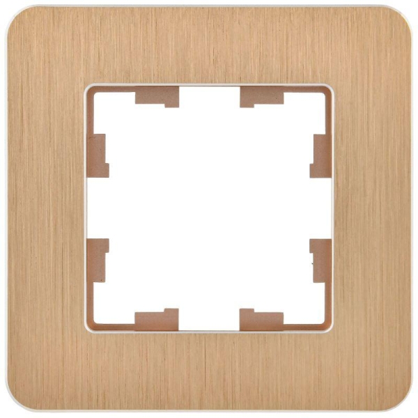 Рамка 1-м BRITE РУ-1-1-Бр метал. шампань RE AL IEK BR-M12-M-21-K37 Рамка 1-м BRITE РУ-1-1-Бр метал. шампань RE AL IEK BR-M12-M-21-K37