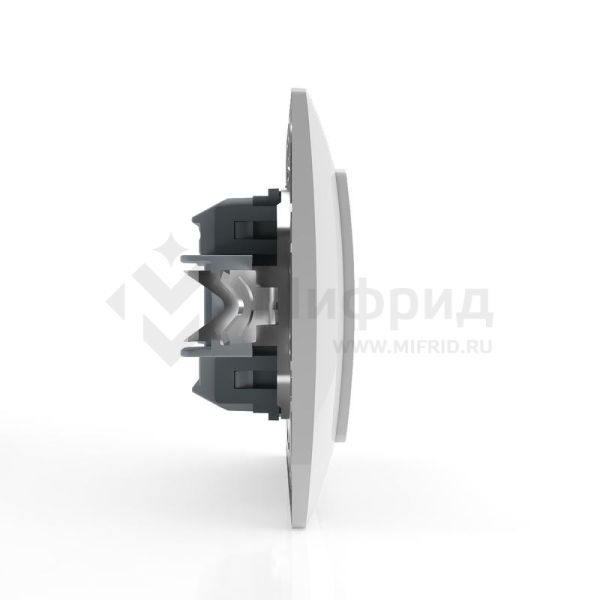 Выключатель 2-кл. СП AVA 10А IP20 с индикатором в сборе бел. TOKOV ELECTRIC TKL-AV-V2IF-C01