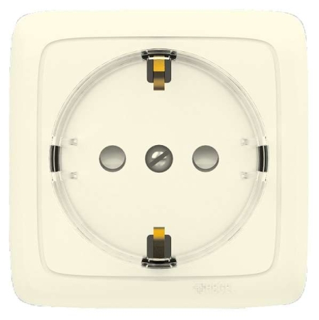 Розетка 1-м ОП Альфа 16А IP20 250В с заземл. защ. шторки с изолир. пластиной (стакан) сл. кость HEGEL РА16-174-01 Розетка 1-м ОП Альфа 16А IP20 250В с заземл. защ. шторки с изолир. пластиной (стакан) сл. кость HEGEL РА16-174-01