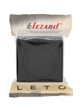 Розетка 1-мест. с заземл. с крышкой LETO ПБТ черн. бархат LEZARD 752-4200-123B Розетка 1-мест. с заземл. с крышкой LETO ПБТ черн. бархат LEZARD 752-4200-123B