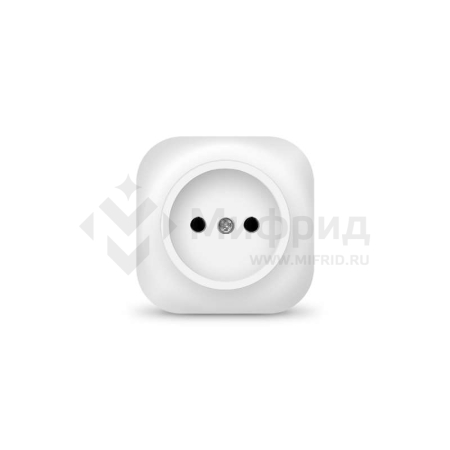 Розетка 1-м ОП 10А IP20 без заземл. бел. IONICH 1415