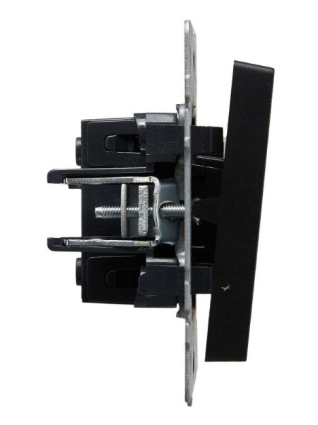 Выключатель 1-кл. СП BRITE ВС10-1-0-БрЧ 10А механизм черн. IEK BR-V10-0-10-K02