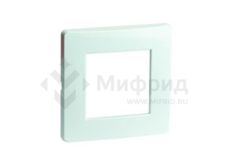 Рамка 1-м 2мод. Brava бел. RAL9010 DKC 75010W