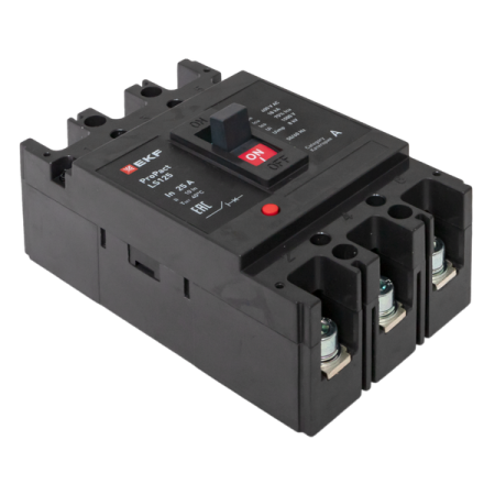 Выключатель автоматический 3п 25А 18кА LS125 ProPact EKF mccb-125-18-3-25-ls Выключатель автоматический 3п 25А 18кА LS125 ProPact EKF mccb-125-18-3-25-ls