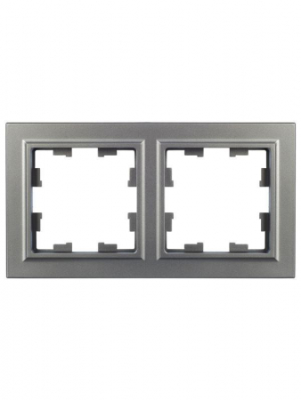 Рамка 2-м BRITE РУ-2-БрС сталь IEK BR-M22-K46 Рамка 2-м BRITE РУ-2-БрС сталь IEK BR-M22-K46