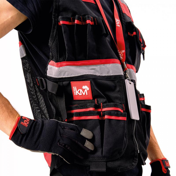Жилет монтажника КМ-TOOLVESTBAG-23 универс. регулир. КМ LO43175 Жилет монтажника КМ-TOOLVESTBAG-23 универс. регулир. КМ LO43175