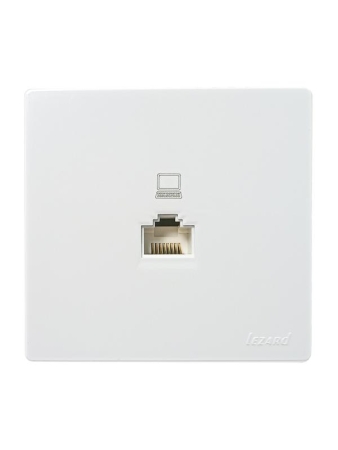 Розетка комп 1-мест. LETO бел. LEZARD 752-0200-139