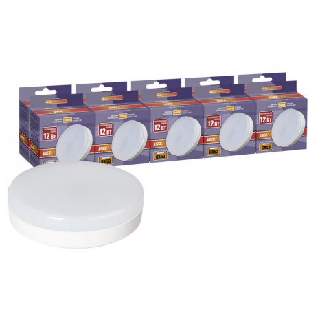 Лампа светодиодная PLED-GX53 12Вт 3000К тепл. бел. GX53 980лм 230В 50Гц (эквивалент ЛОН 100Вт) (уп.10шт) JazzWay 1029287 Лампа светодиодная PLED-GX53 12Вт 3000К тепл. бел. GX53 980лм 230В 50Гц (эквивалент ЛОН 100Вт) (уп.10шт) JazzWay 1029287