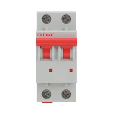 Выключатель автоматический модульный 2п C 50А 6кА MD63 YON MD63-2C50-6