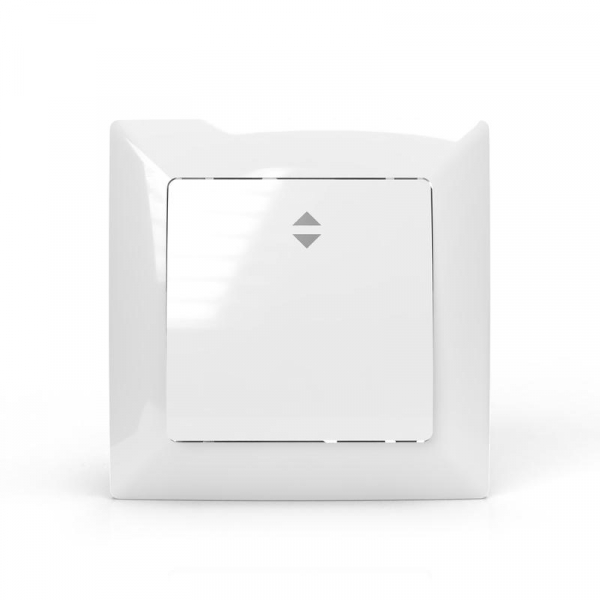 Переключатель проходной 1-кл. СП AVA 10А IP20 в сборе бел. TOKOV LIGHTTKL-AV-P1F-C01