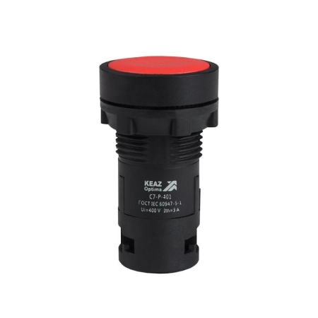 Кнопка OptiSignal Compact D22 С7-P-401 красн. 1НЗ XB7NA42 КЭАЗ 362027