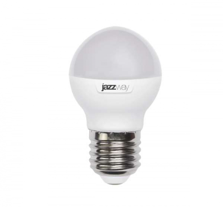 Лампа светодиодная PLED-SP 9Вт G45 шар 5000К холод. бел. E27 820лм 230В JazzWay 2859662A Лампа светодиодная PLED-SP 9Вт G45 шар 5000К холод. бел. E27 820лм 230В JazzWay 2859662A