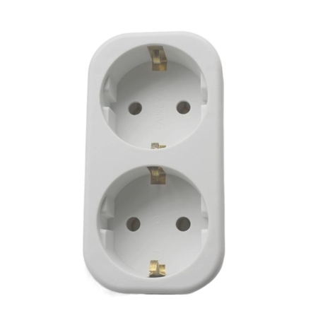 Разветвитель 2-м с заземл. 16А 250В IP20 полипропилен бел. TOKOV ELECTRIC TKL-S2Z-C01 Разветвитель 2-м с заземл. 16А 250В IP20 полипропилен бел. TOKOV ELECTRIC TKL-S2Z-C01