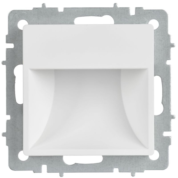 Подсветка светодиодная BRITE ПЛ20-БрАБ встраив. механизм арктич. бел. IEK BR-FL20-K91