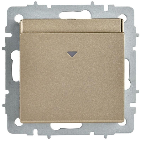 Выключатель карточный BRITE 30А ВС10-1-8-БрШ механизм шампань IEK BR-V11-0-10-K37