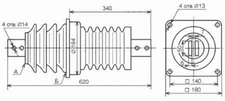 Изолятор ИПУ-10/1000-7.5 УХЛ1