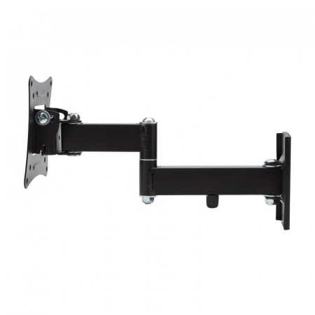 Кронштейн для телевизора 10"- 27" дюймов наклонно-поворотный два колена серия HOME Rexant 38-0051