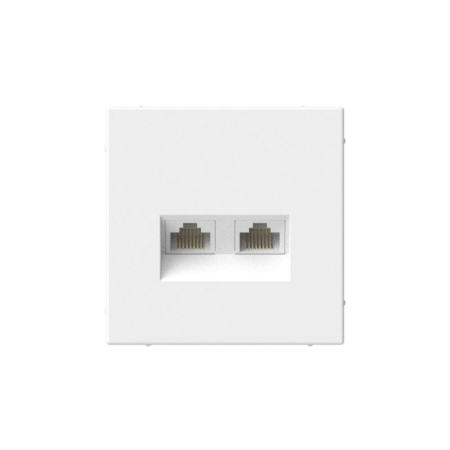 Розетка компьютерная 2-м ArtGallery RJ45 + RJ45 кат.5E механизм лотос SE GAL001385 Розетка компьютерная 2-м ArtGallery RJ45 + RJ45 кат.5E механизм лотос SE GAL001385