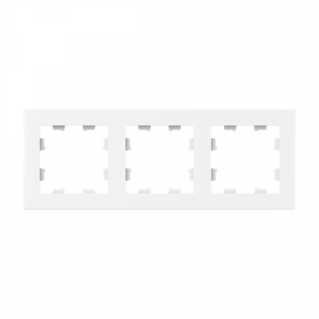Рамка 3-м Эпика пластик бел. EKF UP1-FPW-03