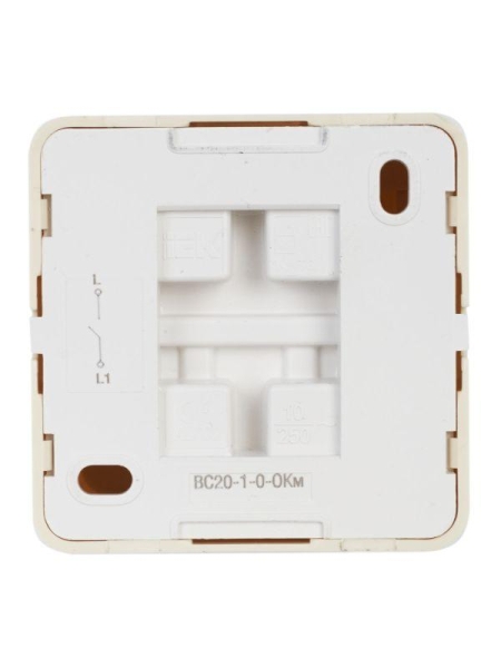 Выключатель 1-кл. ОП Октава 10А IP20 ВС20-1-0-ОКм крем. GENERICA EVO10-K33-10-DC