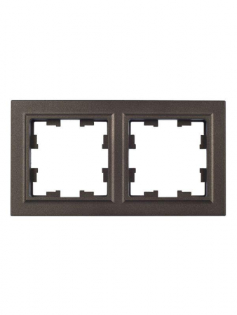 Рамка 2-м BRITE РУ-2-БрТБ бронза IEK BR-M22-K45 Рамка 2-м BRITE РУ-2-БрТБ бронза IEK BR-M22-K45