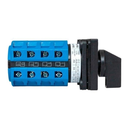 Переключатель кулачковый ПК-1-24 4п 25А "1-0-2" IP65 EKF pk-1-24-25-65 Переключатель кулачковый ПК-1-24 4п 25А "1-0-2" IP65 EKF pk-1-24-25-65
