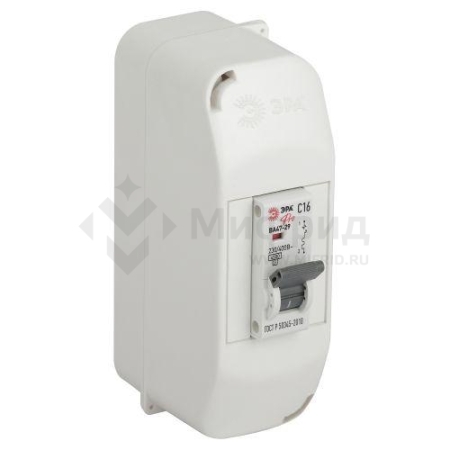 Корпус навесной КМПн 1/2 IP20 пластик. бел. kmpn1.2 SIMPLE Эра Б0062279