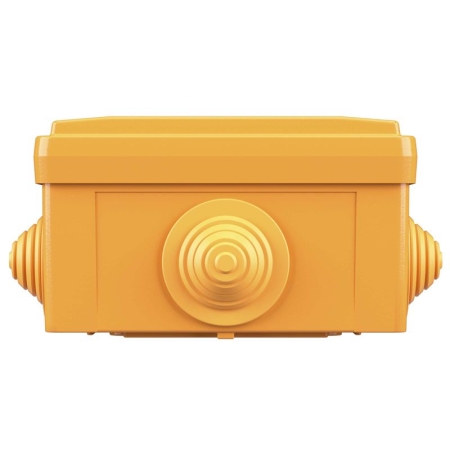 Коробка ответвительная FS 100х100х50мм IP55 4п 450В 6А 4кв.мм с кабельными вводами и клеммниками пластик. DKC FSB11404