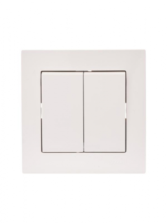 Выключатель 2-кл. СП Vesna механизм крем. LEZARD 742-0388-101