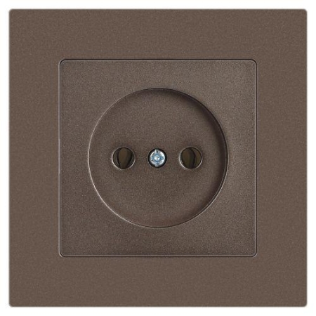 Розетка 1-м СП Accent 6-201-08 16А IP20 250В 2P бронза Intro Б0063670 Розетка 1-м СП Accent 6-201-08 16А IP20 250В 2P бронза Intro Б0063670