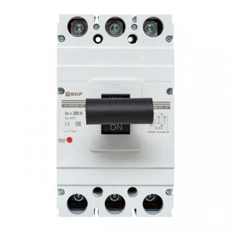 Выключатель автоматический 3п 400/250А 42кА ВА-99М PROxima EKF mccb99-400-250m Выключатель автоматический 3п 400/250А 42кА ВА-99М PROxima EKF mccb99-400-250m