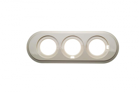 Рамка 3-м ретро пластик. сл. кость Bironi BF1-630-211 Рамка 3-м ретро пластик. сл. кость Bironi BF1-630-211