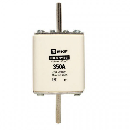 Вставка плавкая ППН-37 400/350А габарит 2 PROxima EKF fus-37/400/350