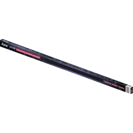 Шинопровод трековый накладной 1ф ARTLINE с питанием и заглушкой 1м алюм./медь с держателями с пластиковой планкой черн. Ritter 59785 2 Шинопровод трековый накладной 1ф ARTLINE с питанием и заглушкой 1м алюм./медь с держателями с пластиковой планкой черн. Ritter 59785 2