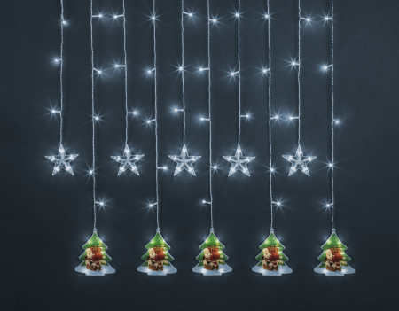 Гирлянда светодиодная "Бахрома" "Звезды и елки" 95 028 NGF-D037-05 3х0.6м CW IP20 Navigator 95028 Гирлянда светодиодная "Бахрома" "Звезды и елки" 95 028 NGF-D037-05 3х0.6м CW IP20 Navigator 95028