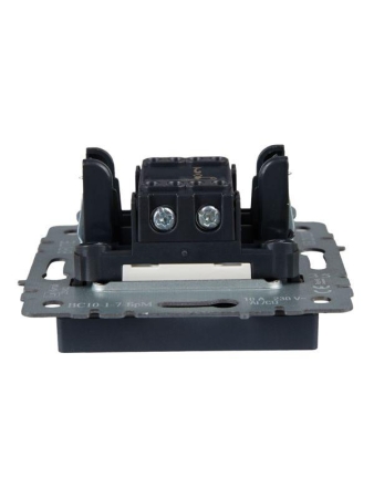 Выключатель проходной 1-кл. СП BRITE ВС10-1-7-БрМ 10А с индик. механизм маренго IEK BR-V12-1-10-K35