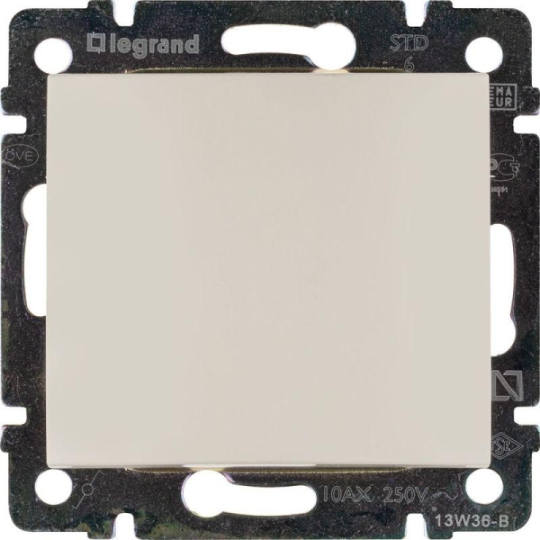 Переключатель проходной 1-кл. СП Valena 10А IP31 250В механизм сл. кость IEK 774306 Переключатель проходной 1-кл. СП Valena 10А IP31 250В механизм сл. кость IEK 774306