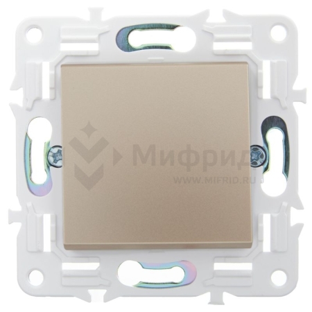 Выключатель 1-кл. SKANDY 10А SK-V01Sa песочн. IEK SK-V10-0-10-K98