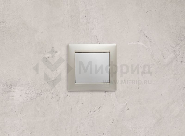 Выключатель 1-кл. 1п 1мод. СП Valena 10А IP31 250В механизм бел. IEK 774401