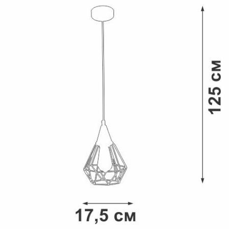 Подвес 1xE27 макс. 40Вт Vitaluce V4728-1/1S Подвес 1xE27 макс. 40Вт Vitaluce V4728-1/1S