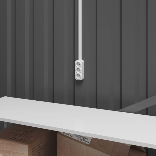 Розетка 3-м ОП Quteo 16А IP20 250В 3х2P+E с заземл. защ. шторки бел. IEK 782238 Розетка 3-м ОП Quteo 16А IP20 250В 3х2P+E с заземл. защ. шторки бел. IEK 782238