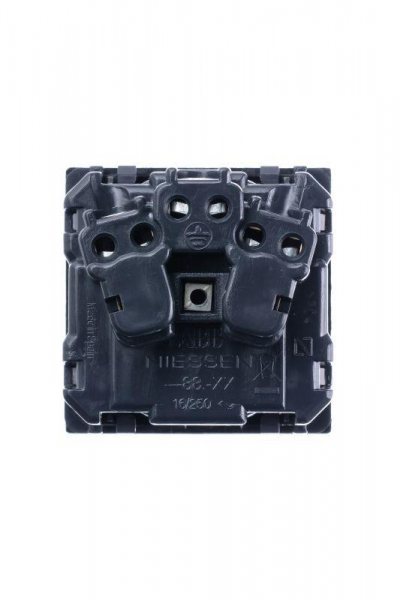 Розетка 1-м СП 2мод. Zenit 16А IP21 250В с заземл. Schuko защ. шторки с крышкой механизм серебр. ABB 2CLA228810N1301